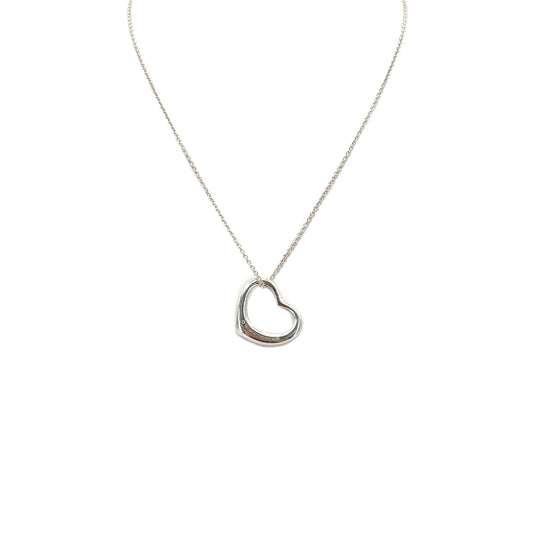 TIFFANY&Co. NECKLACE OPEN HEART 22MM SILVER925 ACCESSORY 90295108