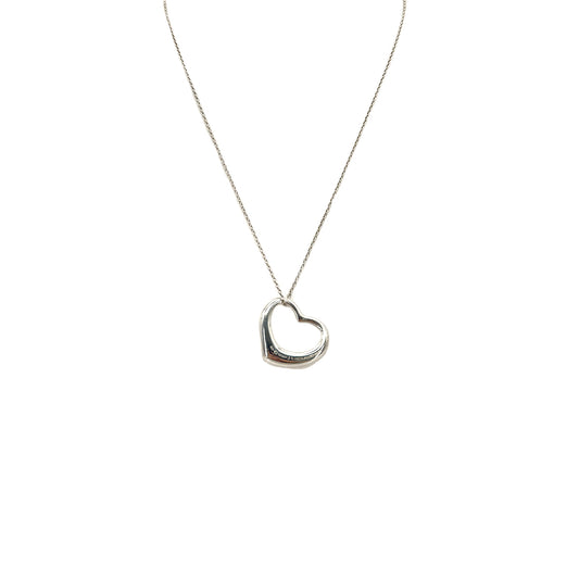 TIFFANY&Co. NECKLACE OPEN HEART 27MM SILVER925 ACCESSORY 90295111