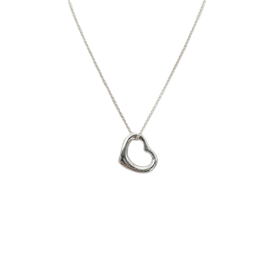 TIFFANY&Co. NECKLACE OPEN HEART 22MM SILVER925 ACCESSORY 90295112
