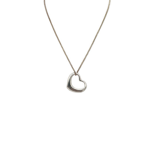 TIFFANY&Co. NECKLACE OPEN HEART 27MM SILVER925 ACCESSORY 90295126