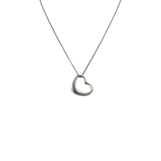 TIFFANY&Co. NECKLACE OPEN HEART 22MM SILVER925 ACCESSORY 90295130