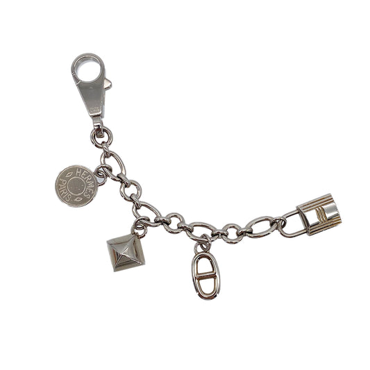 HERMES BAG CHARM OLGA AMULET 4 ACCESSORY SILVER 90295732