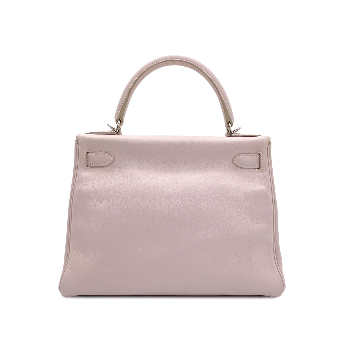 HERMES KELLY 28 RETOURNE ROSE DRAGEE VEAU SWIFT HAND SHOULDER BAG □K SHW 90295733