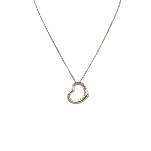 TIFFANY&CO. NECKLACE OPEN HEART 22MM SILVER925 ACCESSORY 90295758