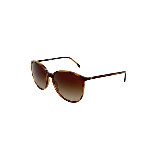 CHANEL SUNGLASSES COCOMARK TORTOISESHELL EYEWEAR 90295837
