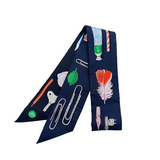 HERMES TWILLY IN THE POCKET SCARF MULTICOLOR SILK 90295847