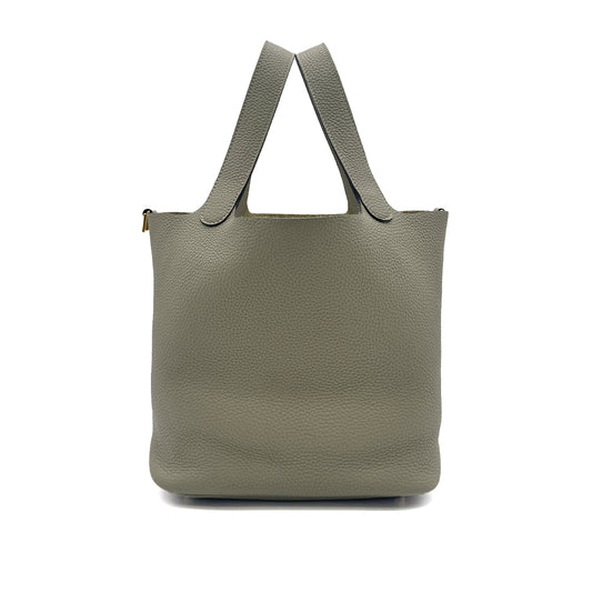 HERMES PICOTIN LOCK MM SAUGE TAURILLON CLEMENCE HAND BAG A GHW 90296043