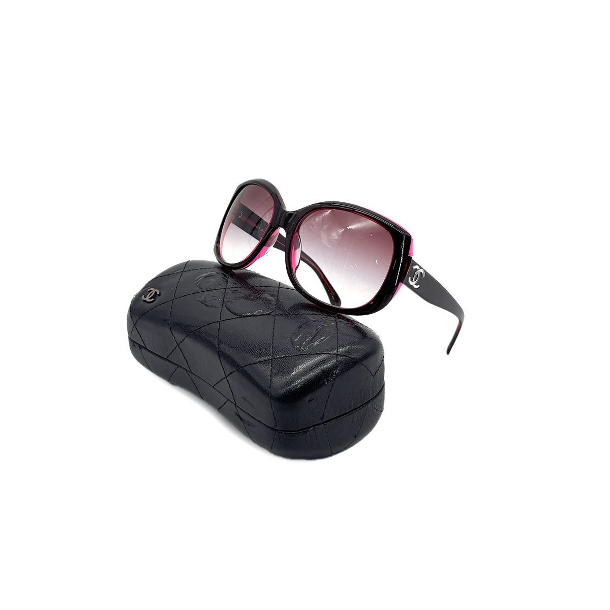 CHANEL VINTAGE SUNGLASSES COCOMARK RED EYEWEAR 90296464