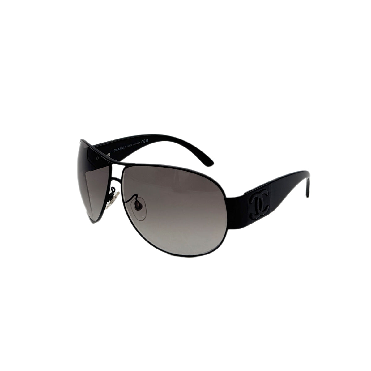 CHANEL VINTAGE SUNGLASSES COCOMARK BLACK EYEWEAR 90296467