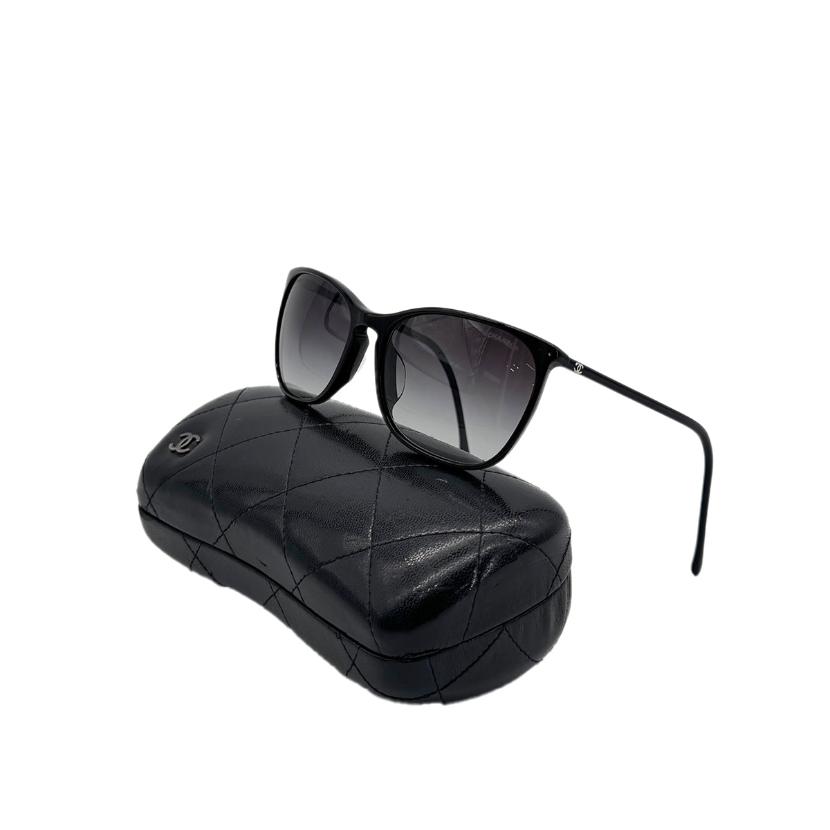 CHANEL VINTAGE SUNGLASSES COCOMARK BLACK EYEWEAR 90296468