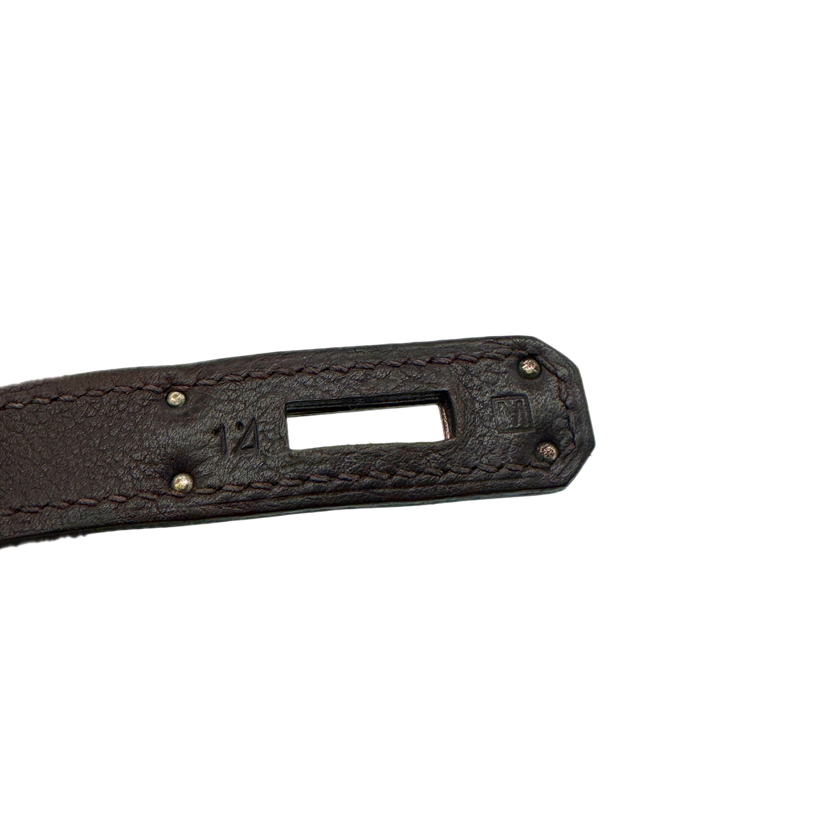 HERMES BIRKIN 40 EBENE EVERCOLOR HAND BAG □M SHW 90297253