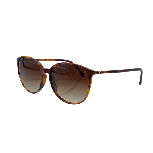 CHANEL SUNGLASSES COCOMARK TORTOISESHELL BROWN EYEWEAR 90297264