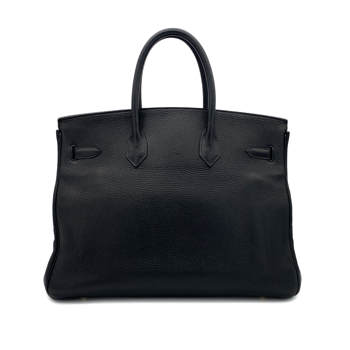 HERMES BIRKIN 35 BLACK TOGO HAND BAG □G GHW 90297513