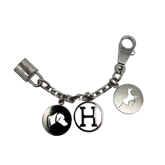HERMES BAG CHARM AMULET 4 SILVER ACCESSORY 90298172