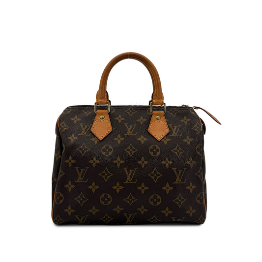 LOUIS VUITTON MONOGRAM SPEEDY 25 HAND BAG BROWN M41528 90298324