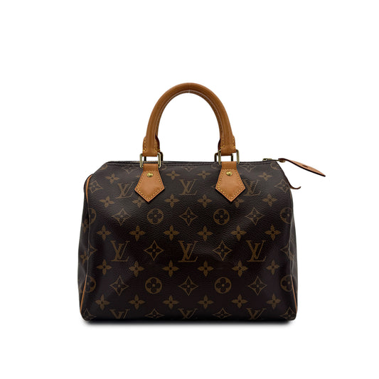 LOUIS VUITTON MONOGRAM SPEEDY 25 HAND BAG BROWN M41109 90298326