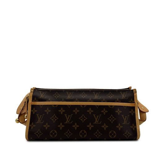 LOUIS VUITTON MONOGRAM POPINCOURT LONG SHOULDER BAG BROWN M40008 90298466