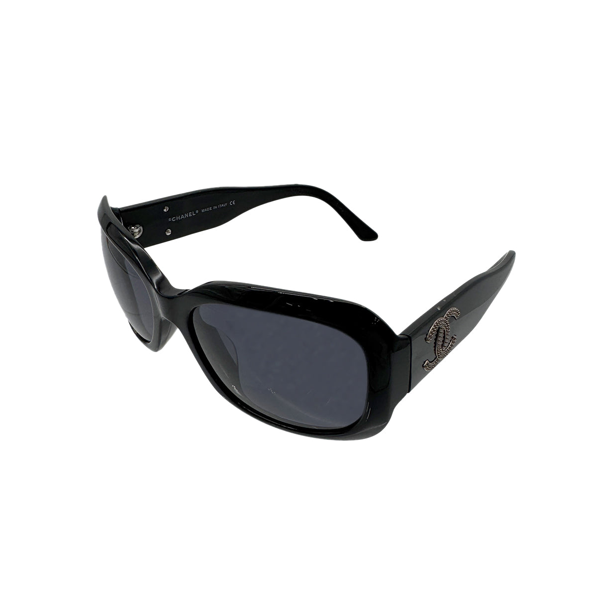 CHANEL VINTAGE SUNGLASSES COCOMARK BLACK EYEWEAR 90298692