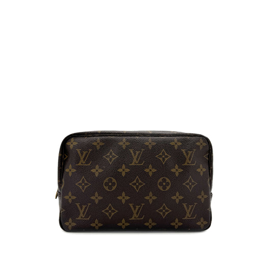 LOUIS VUITTON MONOGRAM TROUSSE TOILETTE 23 CLUTCH BAG BROWN M47524 90298701