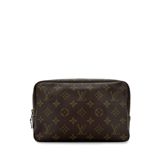 LOUIS VUITTON MONOGRAM TROUSSE TOILETTE 23 CLUTCH BAG BROWN M47524 90298704