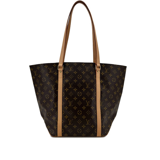LOUIS VUITTON MONOGRAM SAC SHOPPING TOTE BAG BROWN M51108 90298722