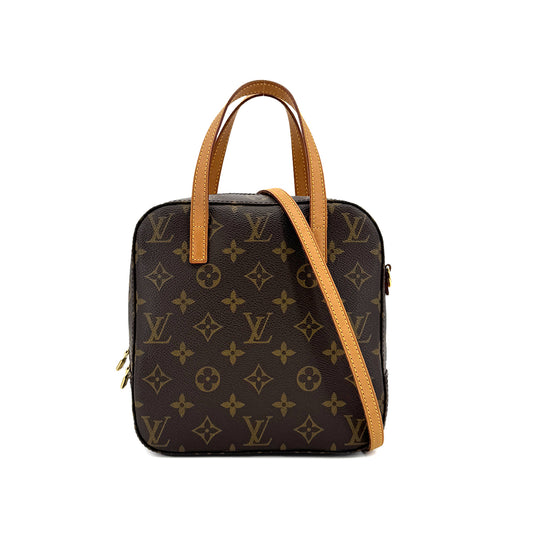 LOUIS VUITTON MONOGRAM SPONTINI HAND SHOULDER BAG BROWN M47500 90298731