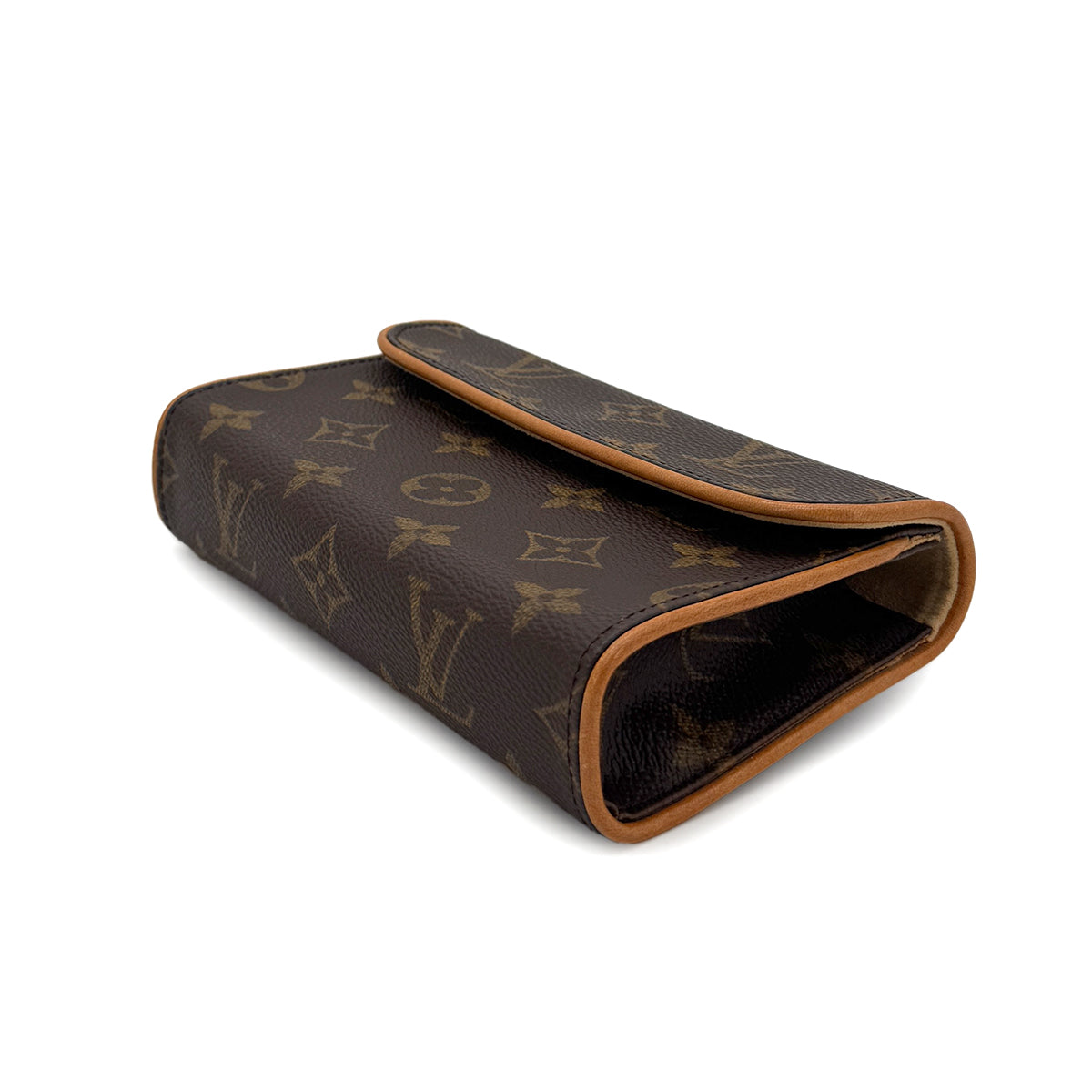 LOUIS VUITTON MONOGRAM POCHETTE FLORENTINE BELT BAG BROWN M51855 90298732