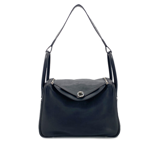 HERMES LINDY TOUCH 30 BLACK VOLUPTO NILOTICUS SHOULDER BAG A SHW 90299050