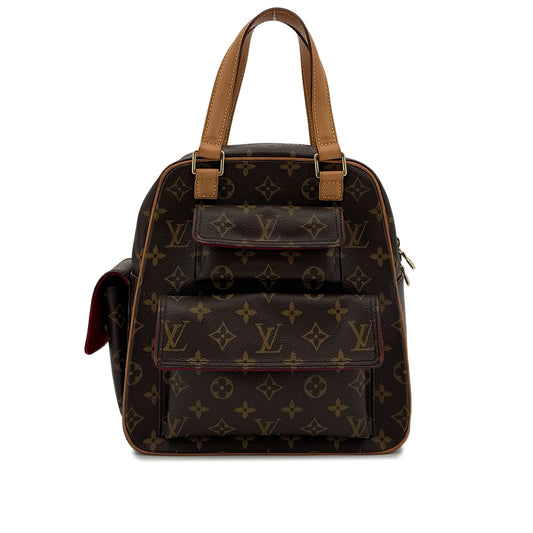 LOUIS VUITTON MONOGRAM EXCENTRI CITE HAND BAG BROWN M51161 90299065