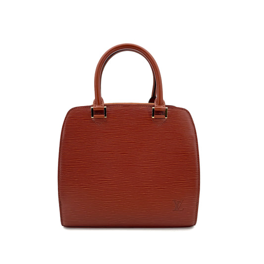 LOUIS VUITTON EPI PONT NEUF HAND BAG KENYA BRWON LEATHER M52053 90299087