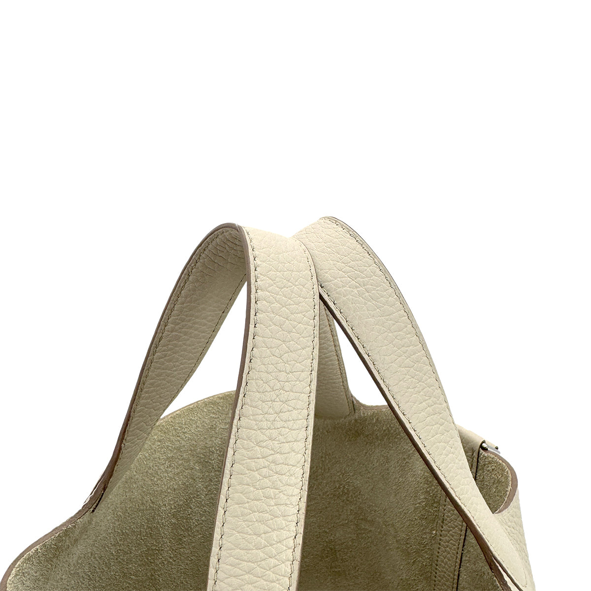 HERMES PICOTIN LOCK PM BETON TAURILLON CLEMENCE HAND BAG U SHW 90299296