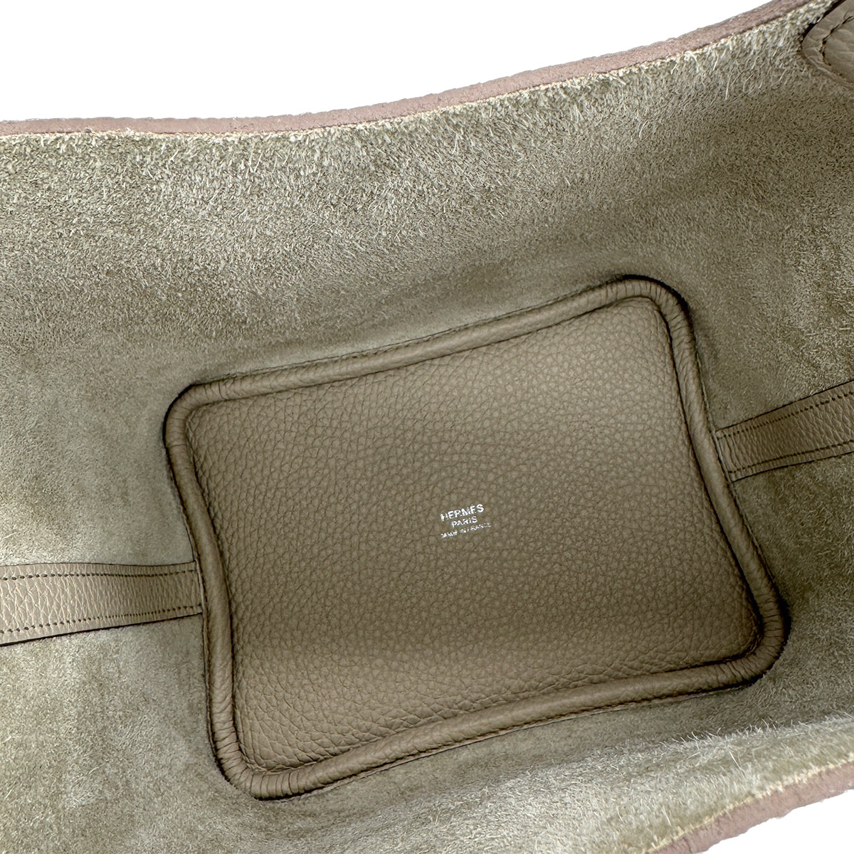 HERMES PICOTIN LOCK PM BETON TAURILLON CLEMENCE HAND BAG U SHW 90299296