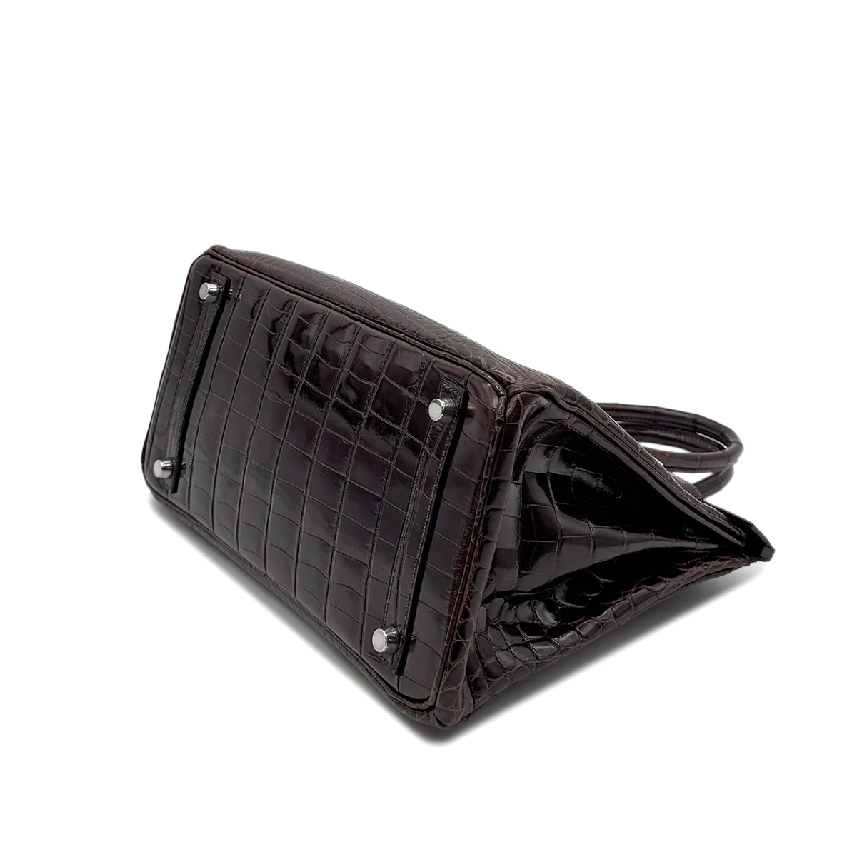 HERMES BIRKIN 30 COCAON CROCODILE NILOTICUS HAND BAG □L SHW 90299532