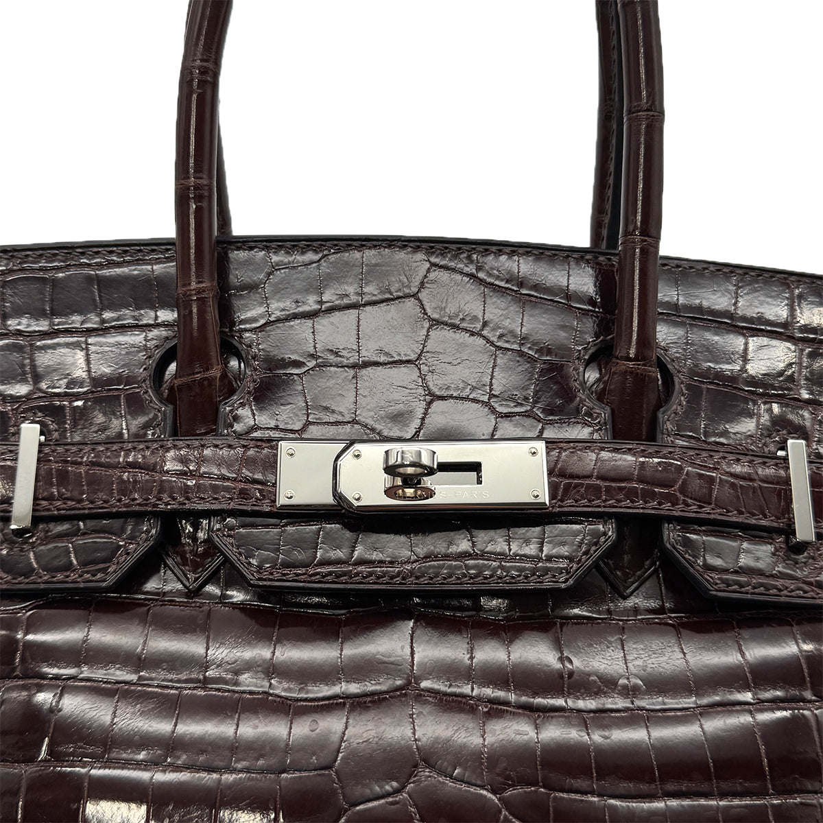 HERMES BIRKIN 30 COCAON CROCODILE NILOTICUS HAND BAG □L SHW 90299532