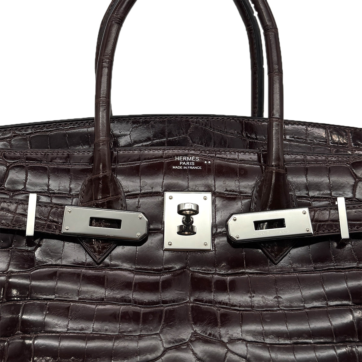 HERMES BIRKIN 30 COCAON CROCODILE NILOTICUS HAND BAG □L SHW 90299532