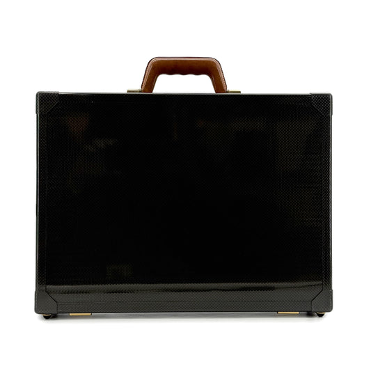 HERMES ESPACE PM ATTACHE CASE BUSINESS BAG BLACK CARBON VEAU CHAMONIX GHW 90299539