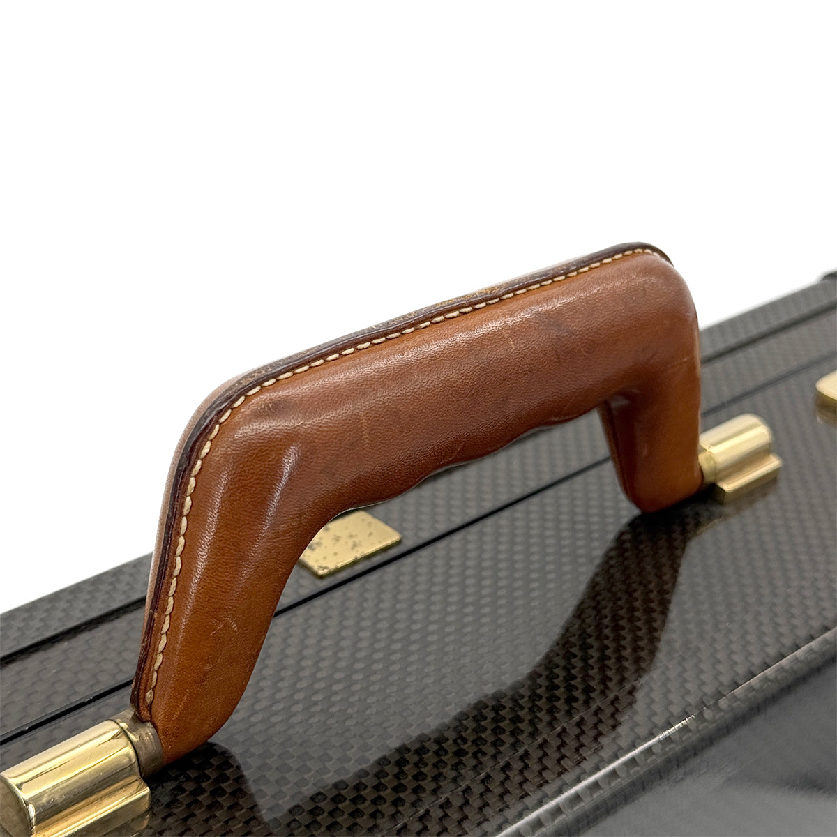 HERMES ESPACE PM ATTACHE CASE BUSINESS BAG BLACK CARBON VEAU CHAMONIX GHW 90299539