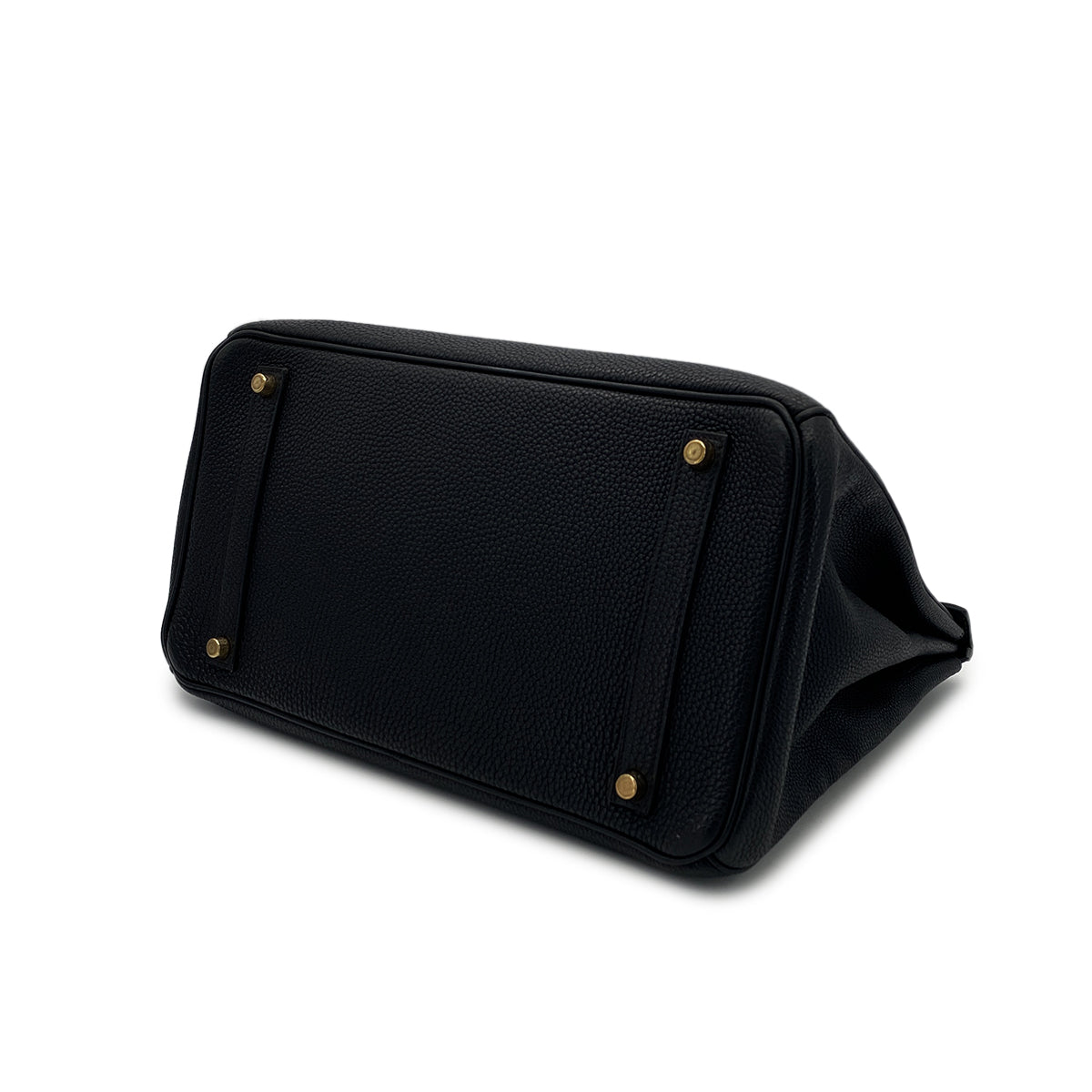 HERMES BIRKIN 35 BLACK TOGO HAND BAG □J GHW 90299552