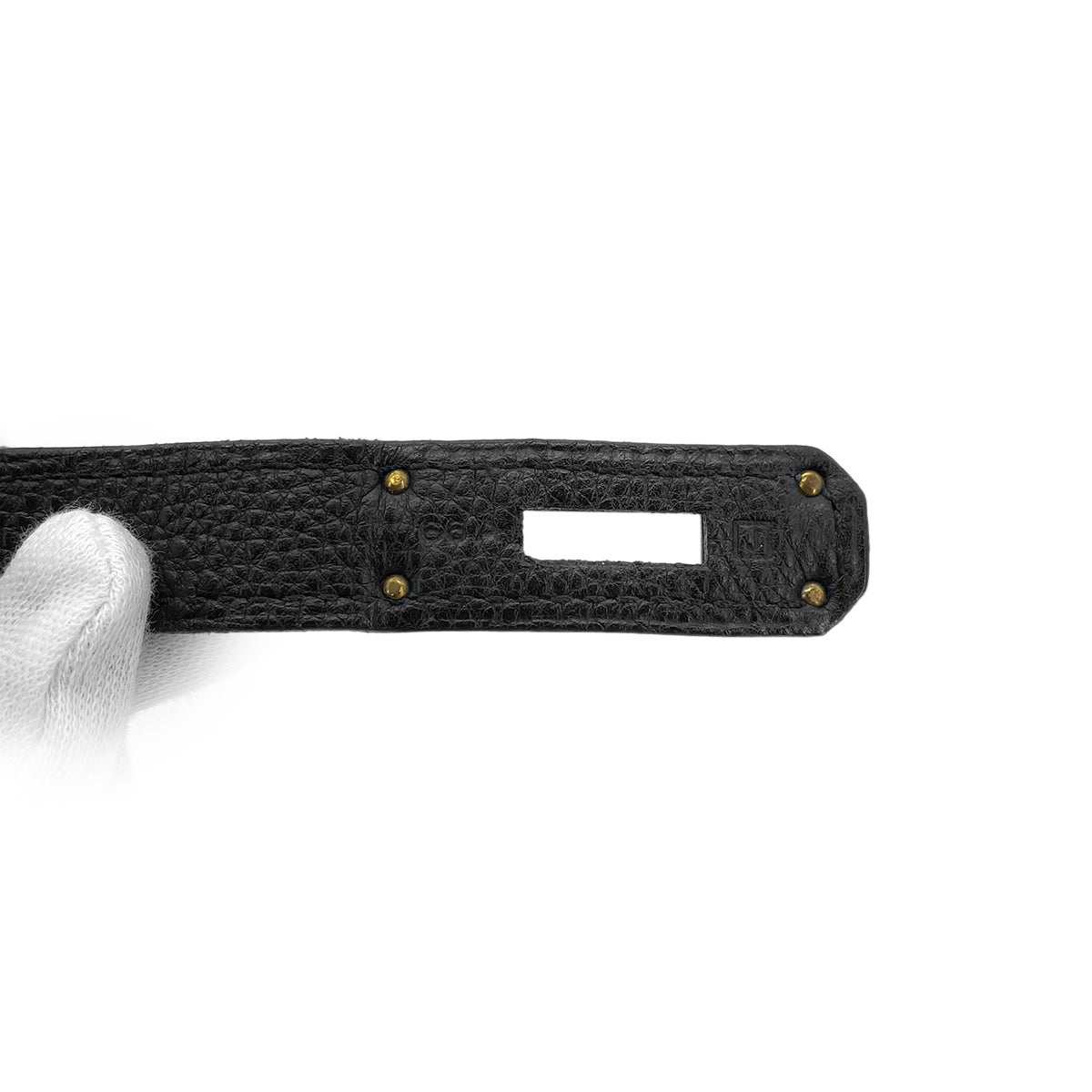 HERMES BIRKIN 35 BLACK TOGO HAND BAG □J GHW 90299552