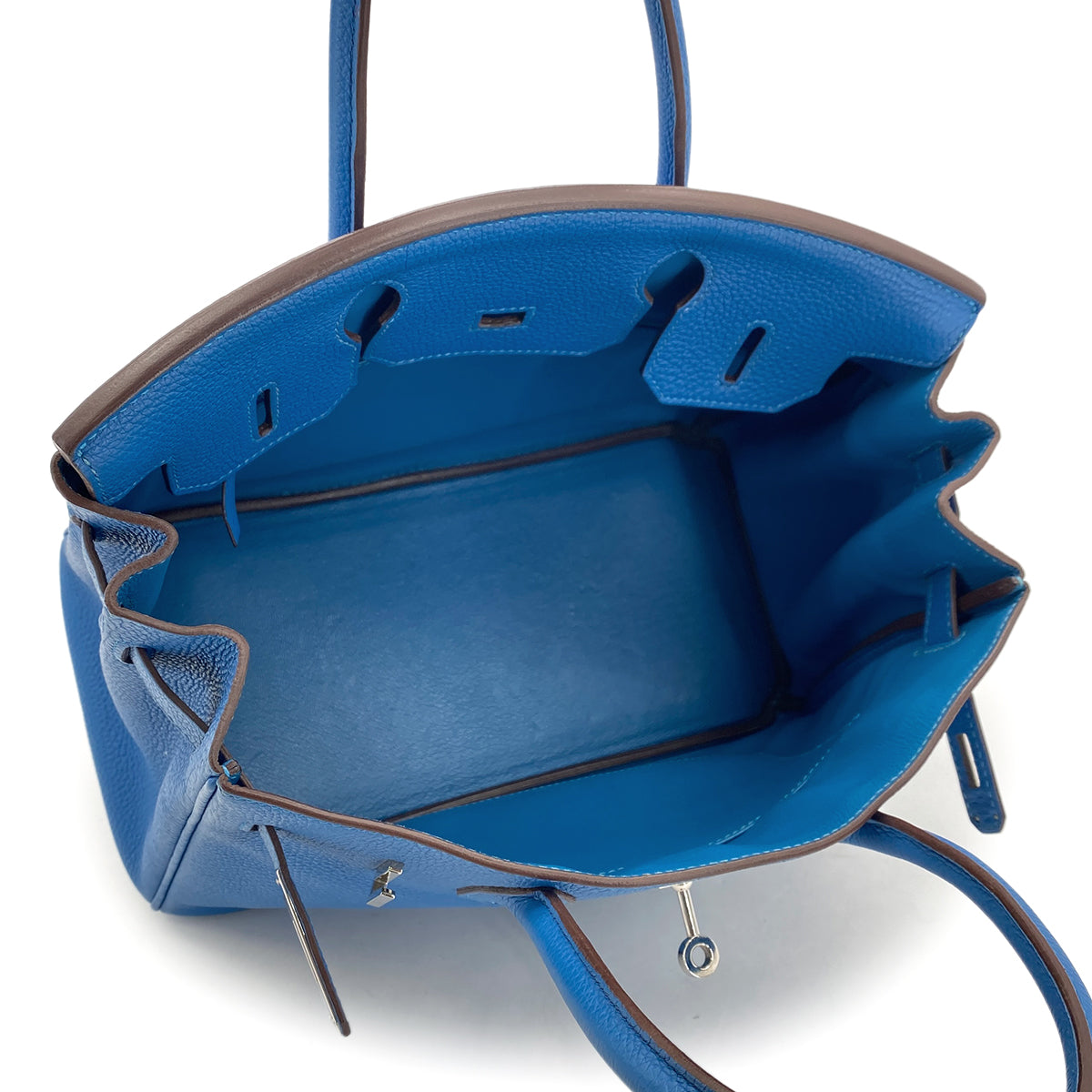 HERMES BIRKIN 30 MYKONOS TOGO HAND BAG □O SHW 90299591