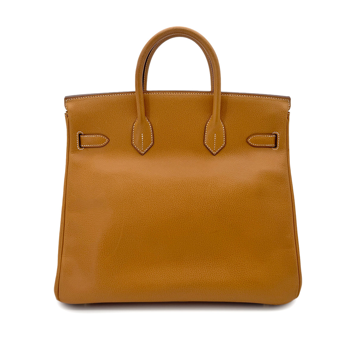 HERMES HAUT A COURROIES 32 NATUREL VACHE LIEGEE HAND BAG □H GHW 90300008