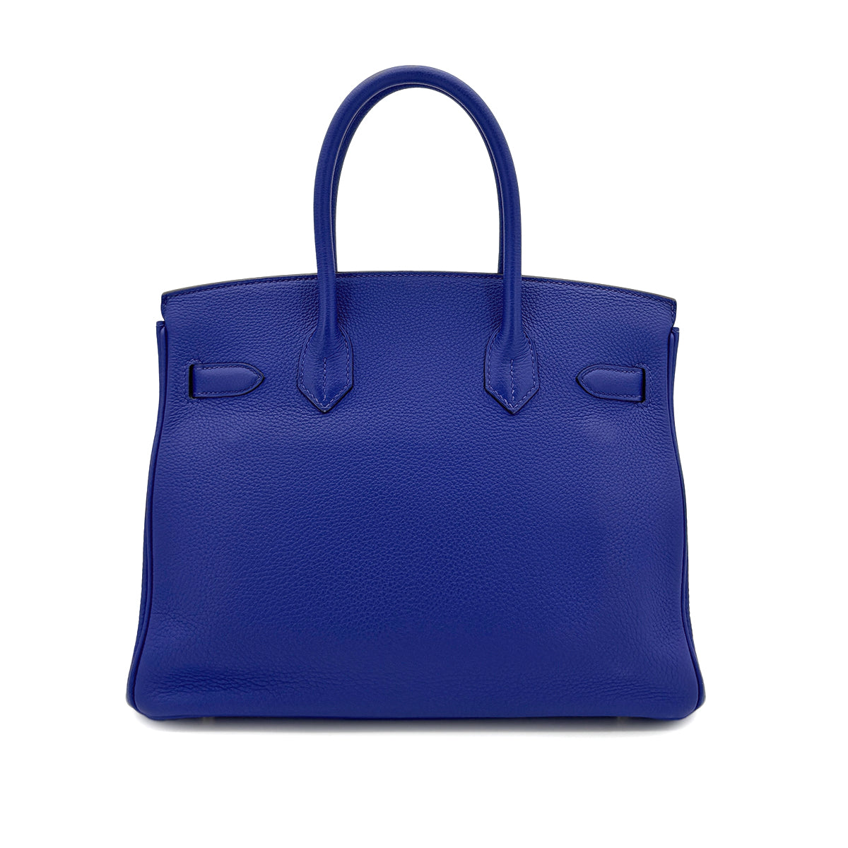 HERMES BIRKIN 30 BLUE ELECTRIQUE TAURILLON CLEMENCE HAND BAG X GHW 90300014