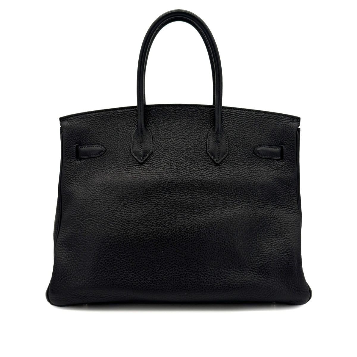 HERMES BIRKIN 35 BLUE INDIGO TAURILLON CLEMENCE HAND BAG □H SHW 90300017