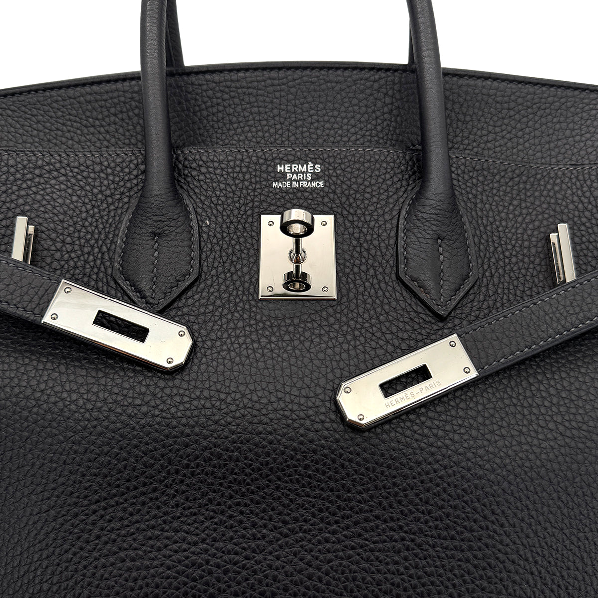 HERMES BIRKIN 35 BLUE INDIGO TAURILLON CLEMENCE HAND BAG □H SHW 90300017