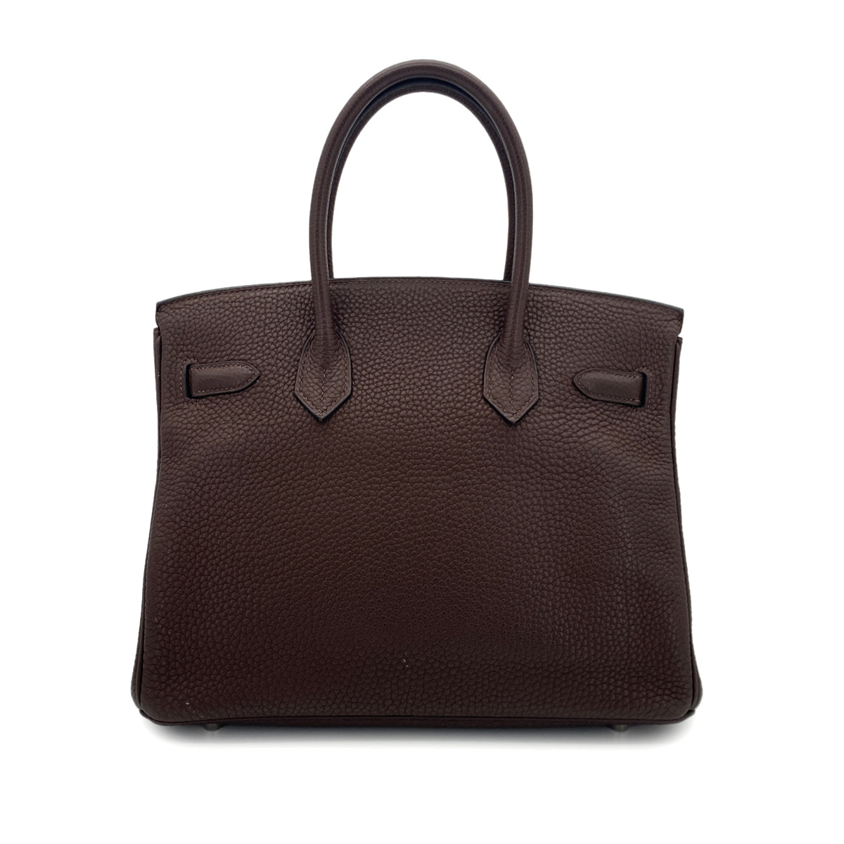 HERMES BIRKIN 30 CHOCOLAT TOGO HAND BAG □K SHW 90300021