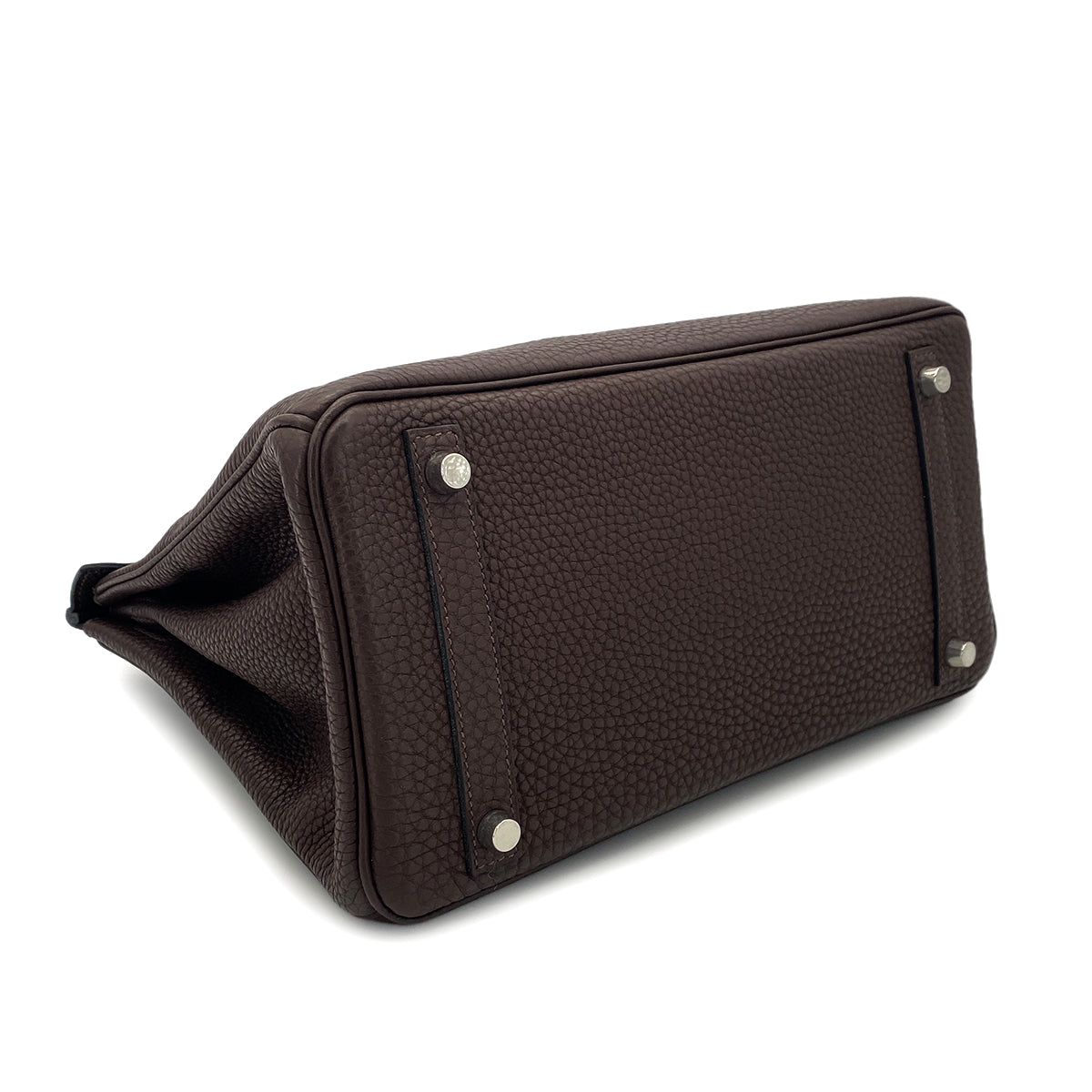 HERMES BIRKIN 30 CHOCOLAT TOGO HAND BAG □K SHW 90300021