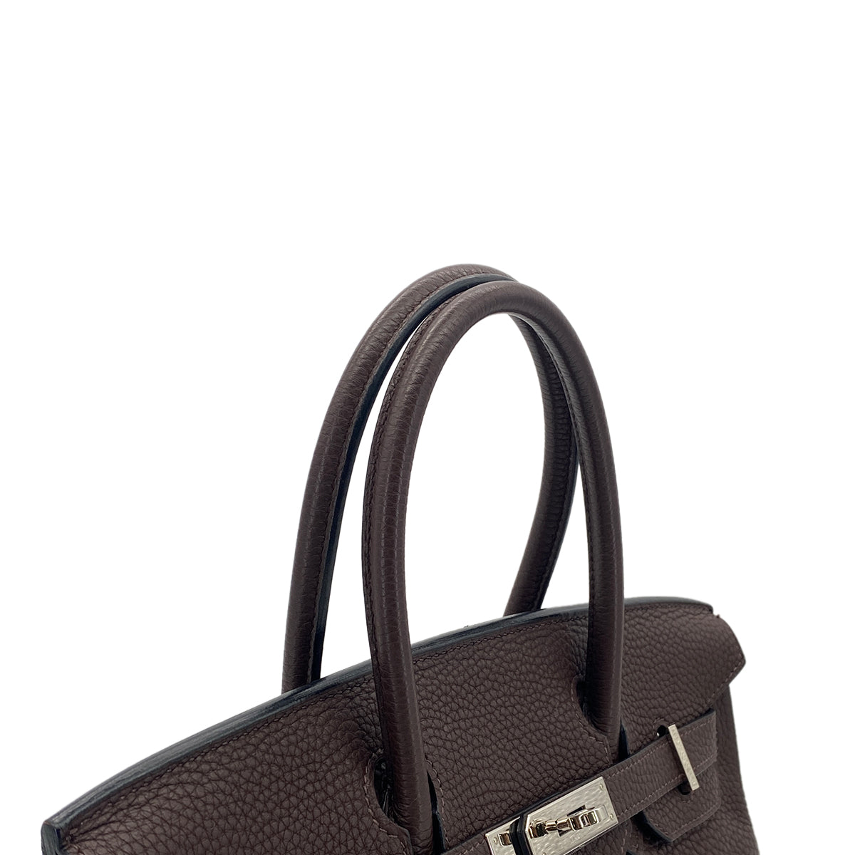 HERMES BIRKIN 30 CHOCOLAT TOGO HAND BAG □K SHW 90300021