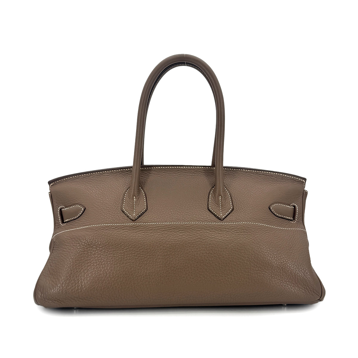 HERMES SHOULDER BIRKIN 42 ETOUPE TAURILLON CLEMENCE HAND BAG □L SHW 90300547