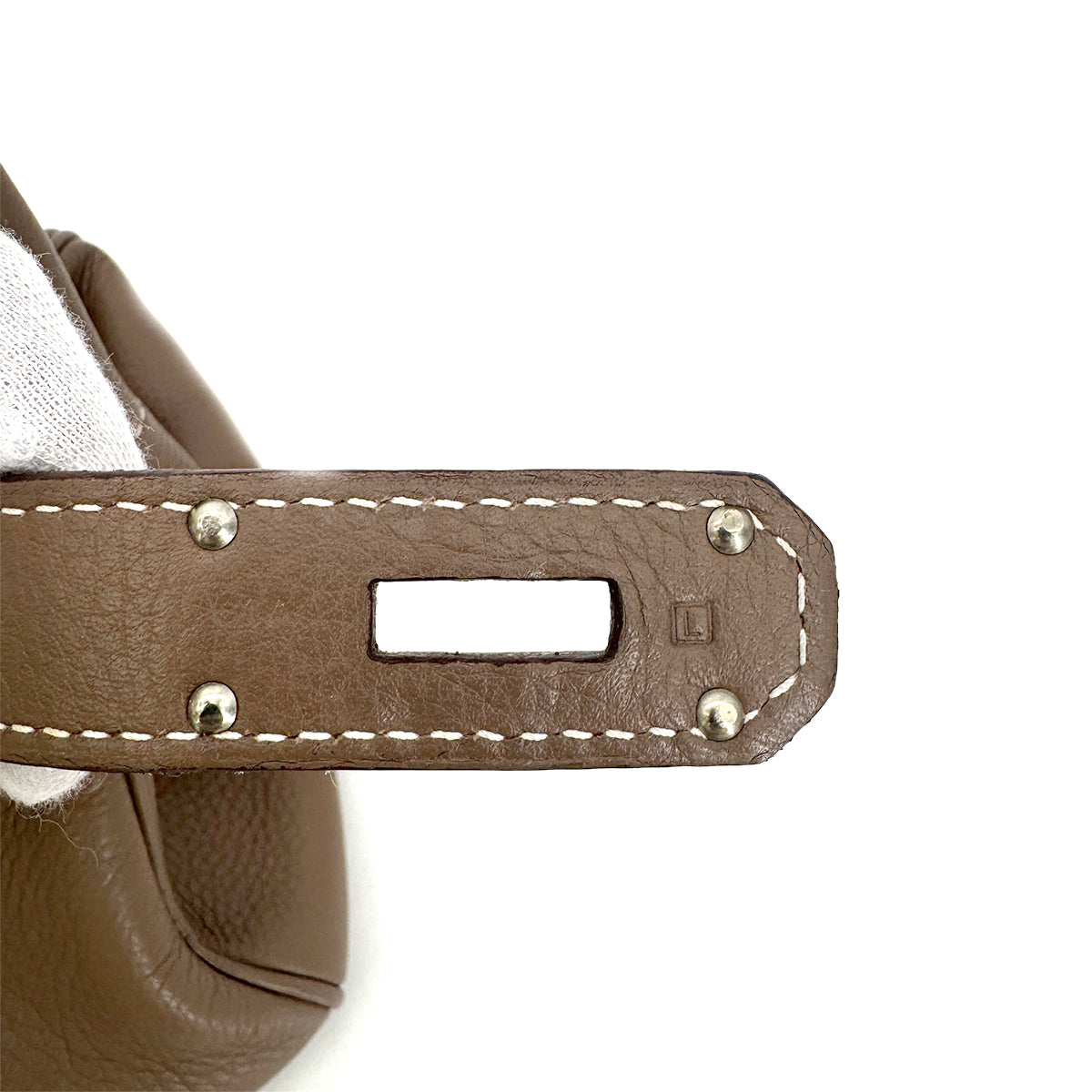 HERMES SHOULDER BIRKIN 42 ETOUPE TAURILLON CLEMENCE HAND BAG □L SHW 90300547