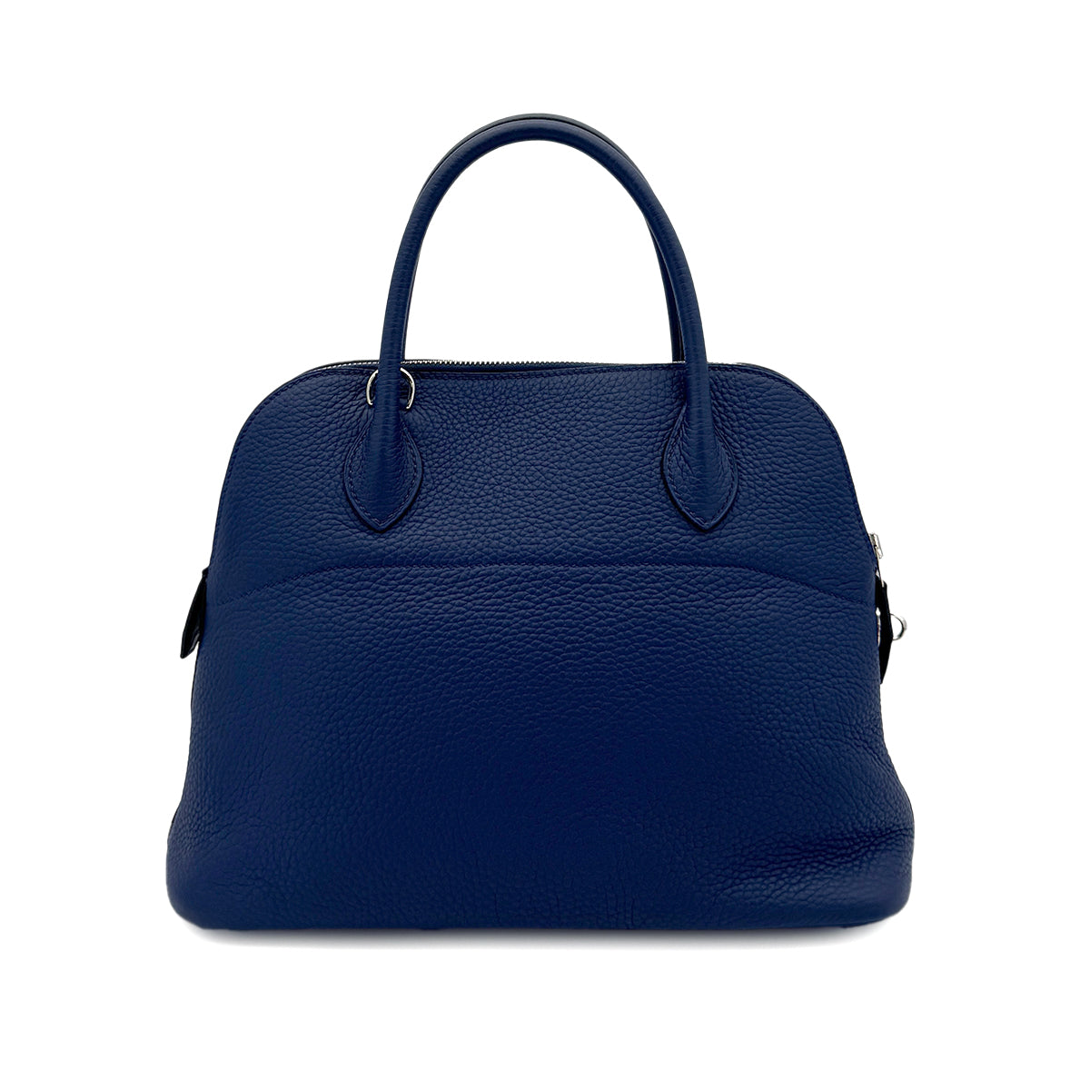 HERMES BOLIDE 31 BLUE SAPHIR TAURILLON CLEMENCE HAND SHOULDER BAG □Q SHW 90300548